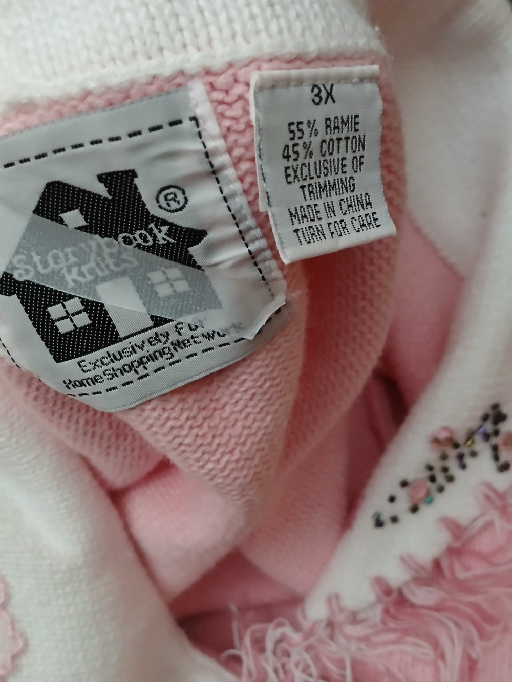 Storybook Knits Pink Embellished Fringe Button-Front Cardigan - Picture 2 of 7